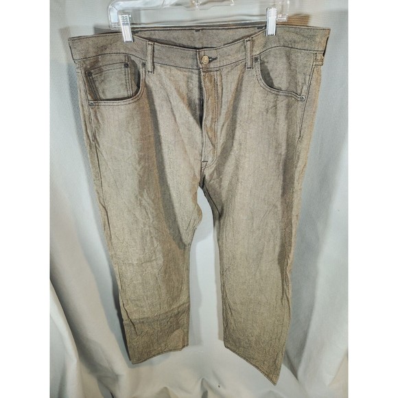 Levi's 501xx Button Fly Denim Jeans 2014 Gray Men's Size 42x30.5 - Picture 3 of 7